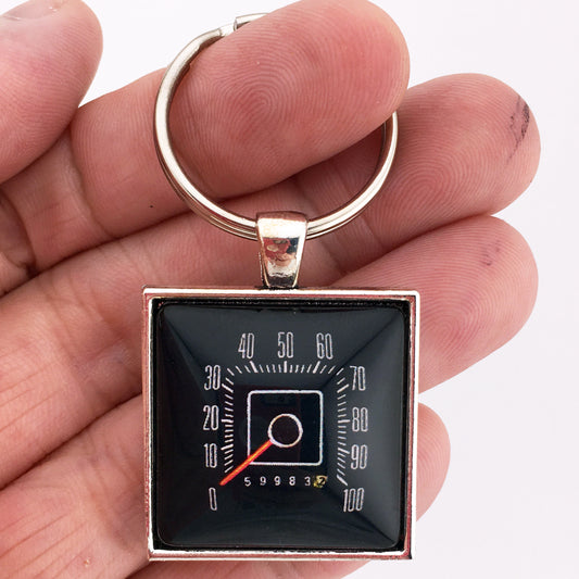 1970's Ford Truck or Van 100 MPH Speedometer Gauge 1.2" Diameter Keychain