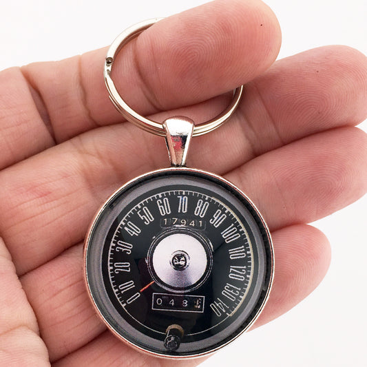 Ford Mustang 140 MPH Speedometer 1.2" Keychain
