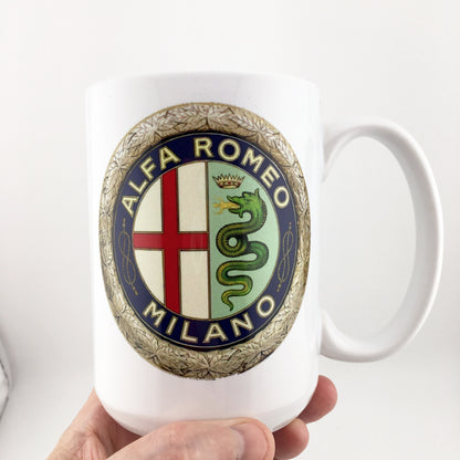Alfa Romeo Emblem and Logo Large 15 oz. Mug