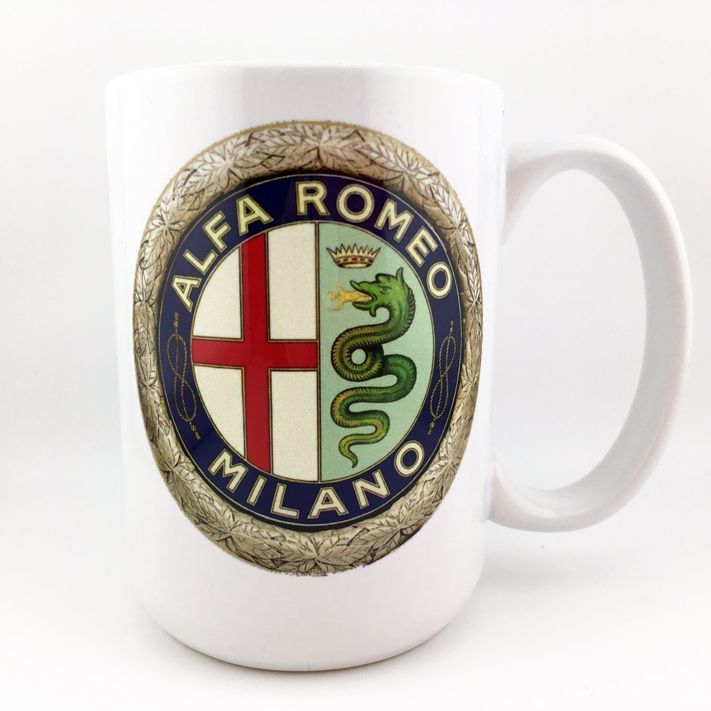 Alfa Romeo Emblem and Logo Large 15 oz. Mug