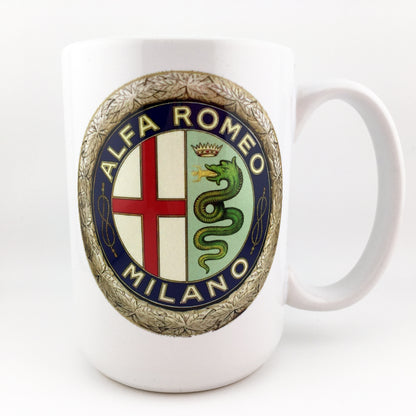 Alfa Romeo Emblem and Logo Large 15 oz. Mug