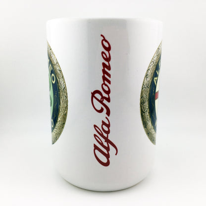 Alfa Romeo Emblem and Logo Large 15 oz. Mug
