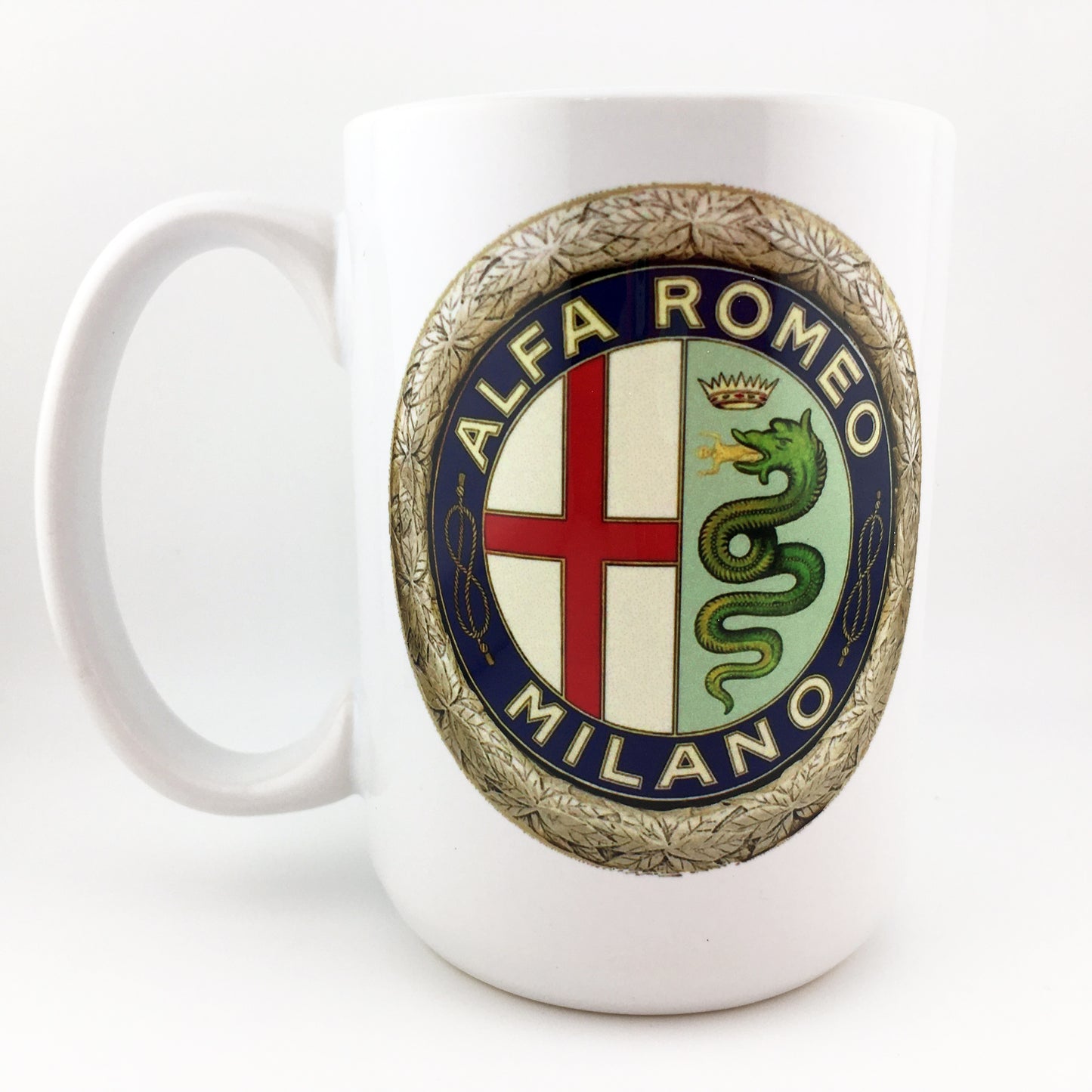 Alfa Romeo Emblem and Logo Large 15 oz. Mug