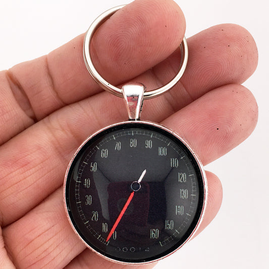 Vintage Chevrolet Corvette C2 427 160 MPH Speedometer 1.2" Keychain