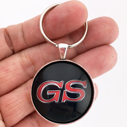 Vintage Buick GS Emblem Badge 1.2" Keychain
