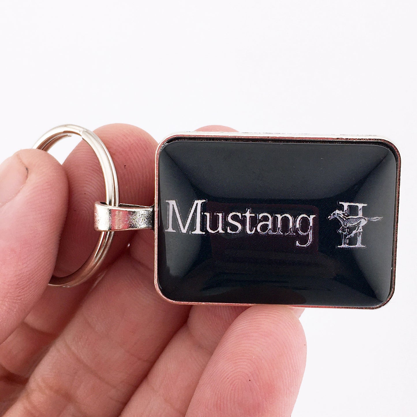 Ford Mustang II Pony Fender Trunk Emblem Badge 1 x 1.25 Keychain
