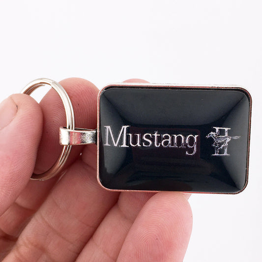 Ford Mustang II Pony Fender Trunk Emblem Badge 1 x 1.25 Keychain