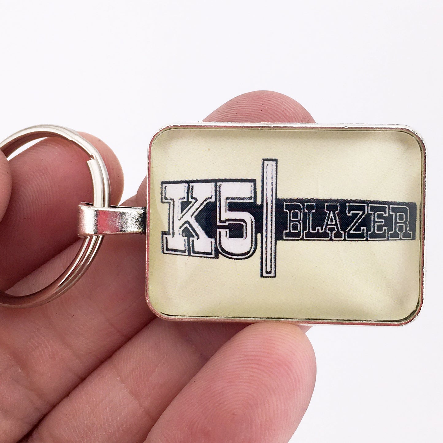 Vintage Chevrolet K5 Blazer Fender Emblem 1 x 1.25 Keychain