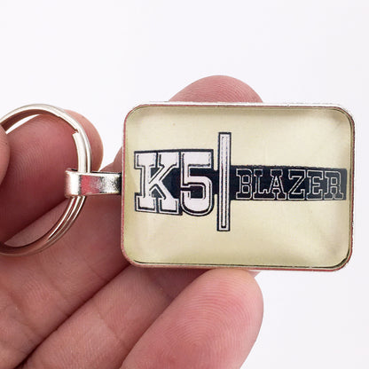Vintage Chevrolet K5 Blazer Fender Emblem 1 x 1.25 Keychain