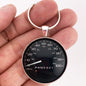 Vintage 1990's Chevrolet 100 MPH Speedometer  1.2" Keychain