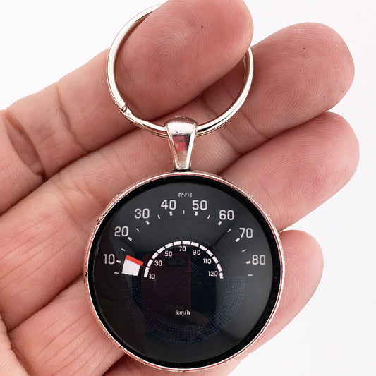 Vintage 1988-1991 Chevrolet Truck 80-85 MPH Speedometer 1.2" Keychain