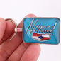 Vintage 1970's Chevy Nomad CHROME Tailgate Script Emblem Badge 1 x 1.25 Keychain