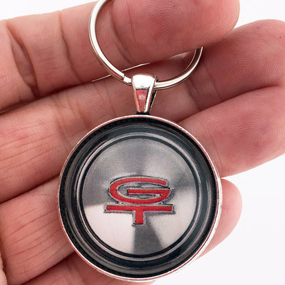 Ford Mustang GT Wheel Cap or Hubcap Emblem 1.2" Keychain