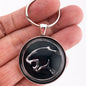 Vintage Mercury Cougar Emblem Badge Logo 1.2" Diameter Keychain