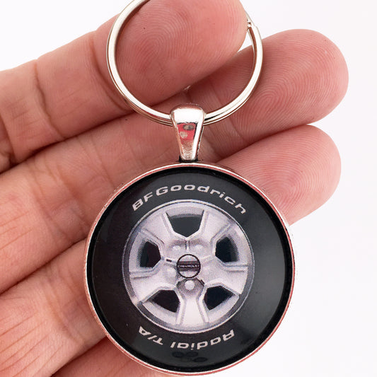 Vintage Chevrolet Monte Carlo SS N90 Wheel  1.2" Diameter Keychain