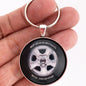 Vintage Chevrolet Monte Carlo SS N90 Wheel  1.2" Diameter Keychain
