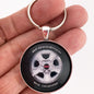 Vintage Chevrolet Monte Carlo SS N90 Wheel  1.2" Diameter Keychain