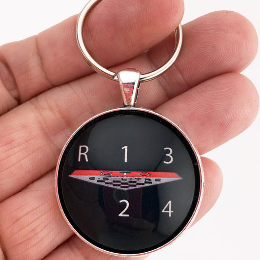 Vintage Pontiac GTO 4 Speed Shift Knob 1.2" Diameter Keychain