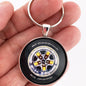 Vintage Oldsmobile 442 Cutlass Supreme Rallye Wheel 1.2" Diameter Keychain