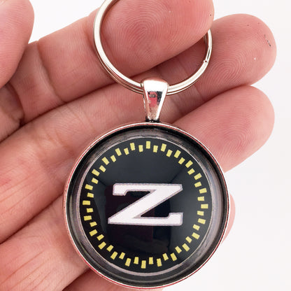 Nissan 300ZX Hood Emblem Badge 1.2" Diameter Keychain