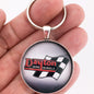 Vintage Dayton Wire Wheels Sign 1.2" Diameter Keychain