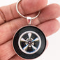 Ford Mustang 5 Spoke Mag Wheel 1.2" Keychain