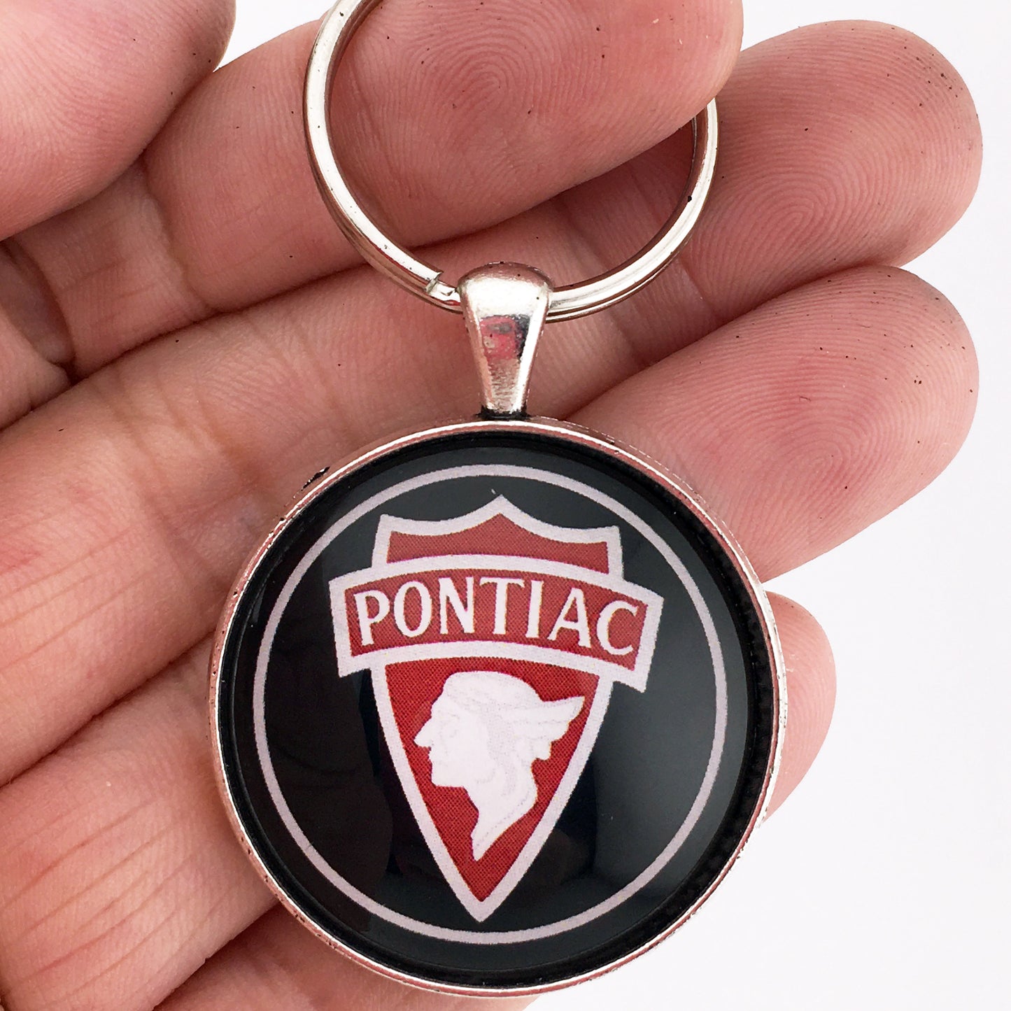 Vintage 1926-1930 Pontiac Emblem 1.2" Diameter Keychain