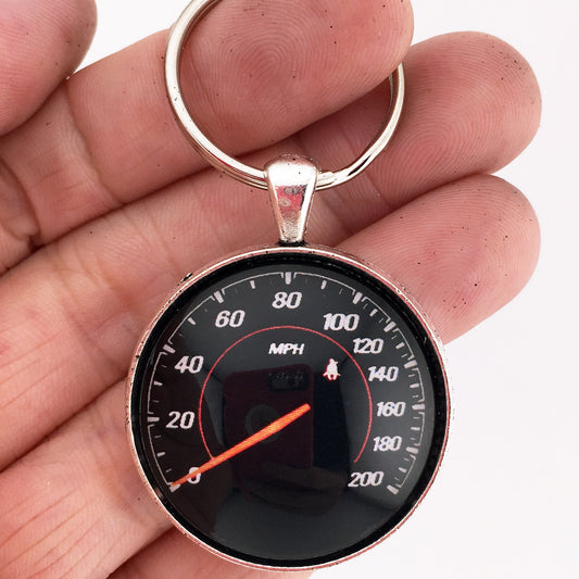 Vintage Chevrolet 2012-2015 Camaro 200 MPH Speedometer Tach 1.2" Keychain