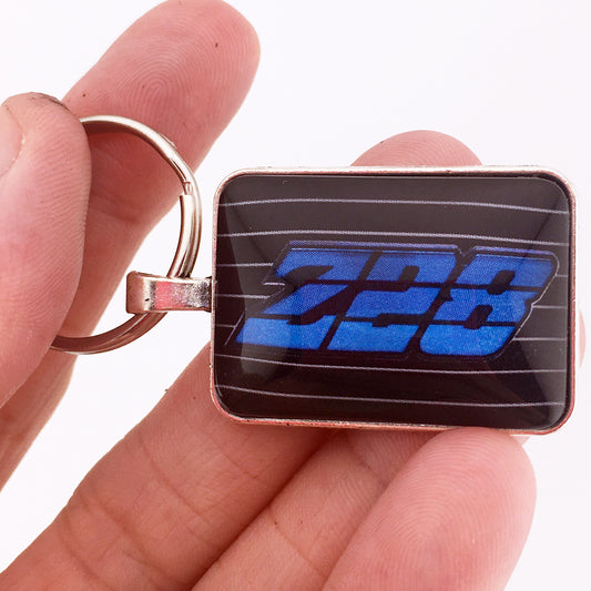 Vintage Chevrolet Camaro Z28 1980-1981 Blue Grille Emblem 1 x 1.25" Keychain