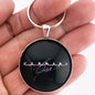 Volkswagen VW Vintage Karmann Ghia Emblem Badge Logo 1.2" Diameter Keychain