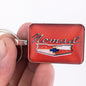 Vintage 1960's Chevy Nomad CHROME Tailgate Script Emblem Badge 1 x 1.25 Keychain