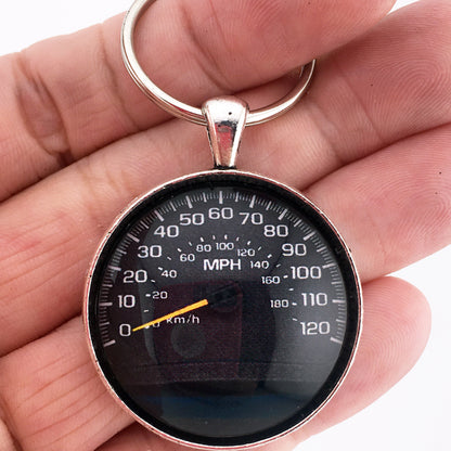 Vintage 2003-2006 Chevrolet Tahoe Manual Transmission 120 MPH Speedometer 1.2" Keychain