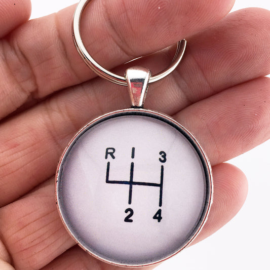 Vintage Chevrolet Camaro Hurst 4 Speed Shift Knob 1.2" Keychain