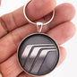 Vintage Mercury Emblem Badge Logo 1.2" Diameter Keychain