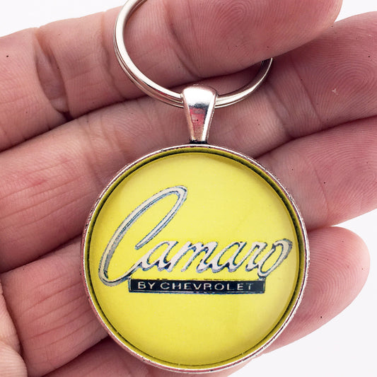 Chevrolet 1968-1969 Camaro Header Panel Emblem Badge 1.2" Keychain