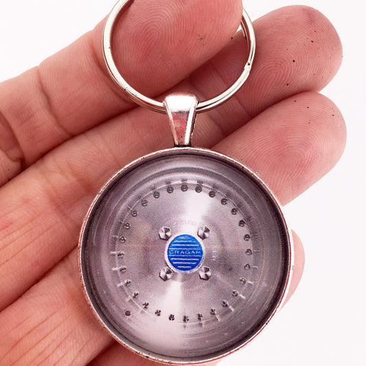 Vintage Cragar SST Mag Wheel 1.2" Diameter Keychain