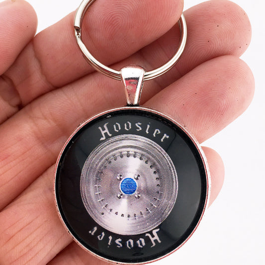 Vintage Cragar SST Mag Wheel Hoosier Tire 1.2" Diameter Keychain