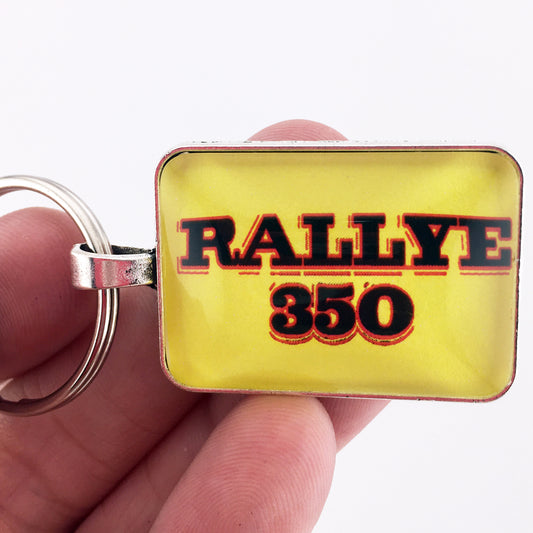 Vintage Oldsmobile Rallye 350 Cutlass Emblem 1" x 1.25" Diameter Keychain
