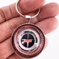 Vintage Dodge Hubcap Wheel Emblem Badge Ornament Logo 1.2" Diameter Keychain
