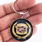 Vintage Cadillac Gold Wreath Fender Emblem 1.2" Keychain