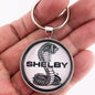 Ford Shelby Cobra Emblem Sign 1.2" Diameter Keychain