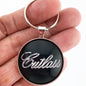 Vintage Oldsmobile Cutlass 1971-1977 Emblem 1.2" Diameter Keychain