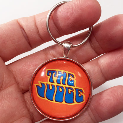 Vintage Pontiac GTO The Judge Decal Emblem 1.2" Diameter Keychain