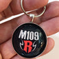 M109 R Motorcycle Logo Emblem Badge 1.2" Diameter Keychain
