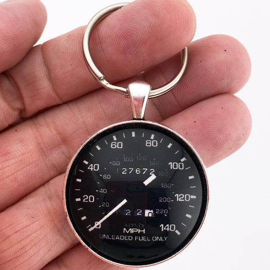 Mazda Miata 160 MPH Speedometer Gauge 1.2" Diameter Keychain