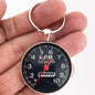 Vintage Moroso 10K Tachometer Gauge 1.2" Diameter Keychain