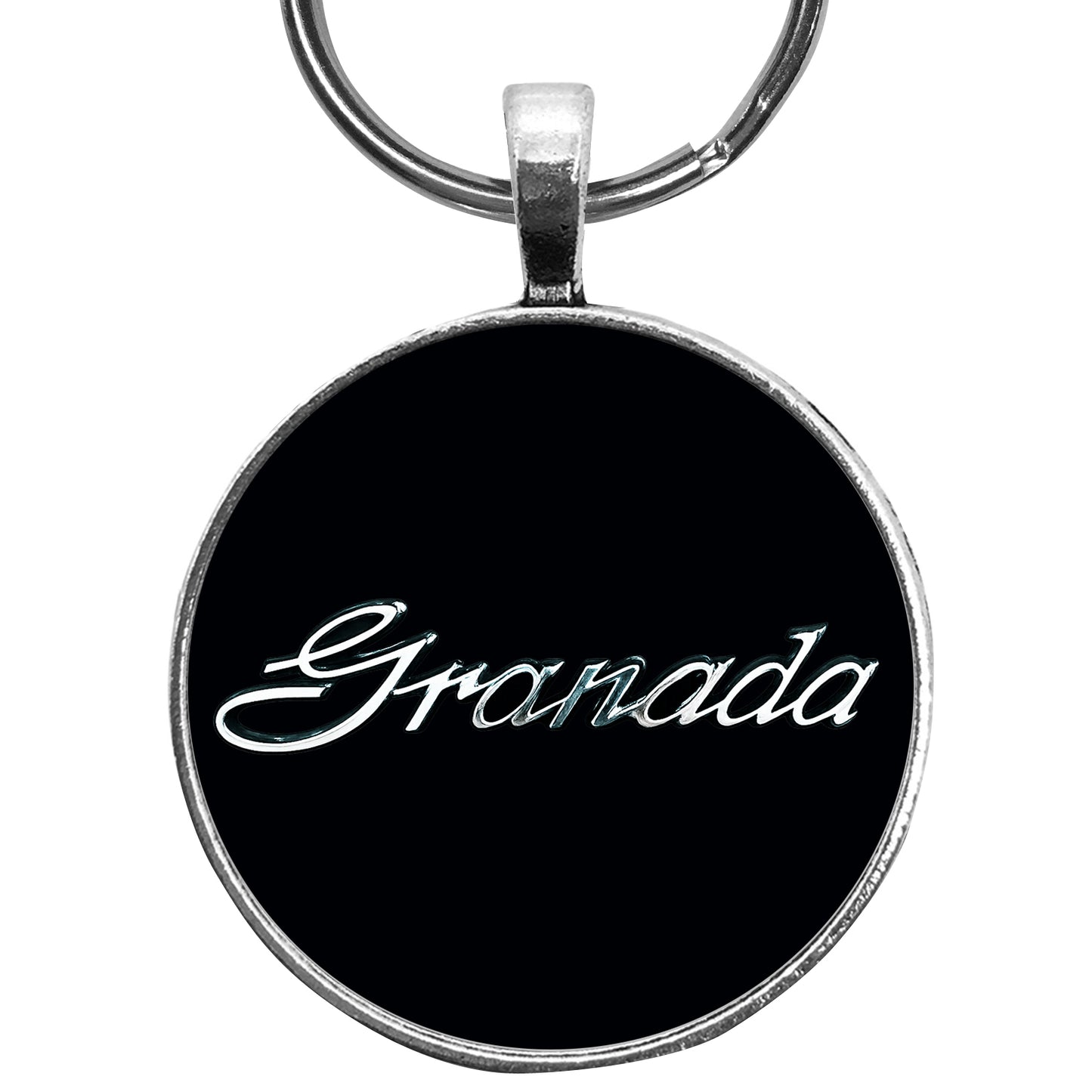 Vintage 1975-1980 Ford Granada Fender Emblem Logo 1.2" Diameter Keychain