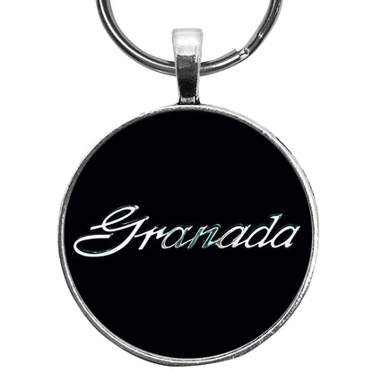 Vintage 1975-1980 Ford Granada Fender Emblem Logo 1.2" Diameter Keychain