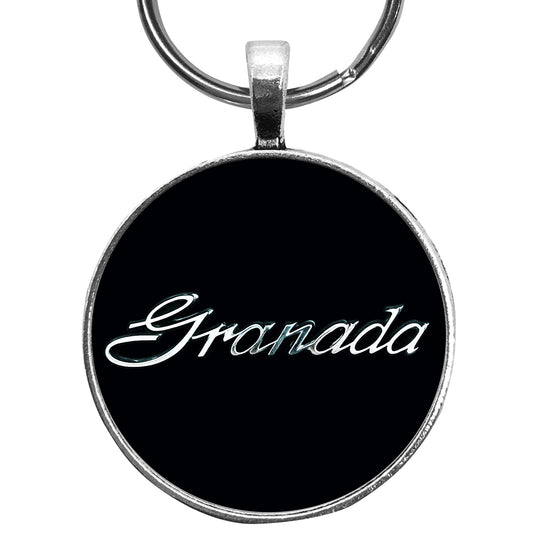 Vintage 1975-1980 Ford Granada Fender Emblem Logo 1.2" Diameter Keychain
