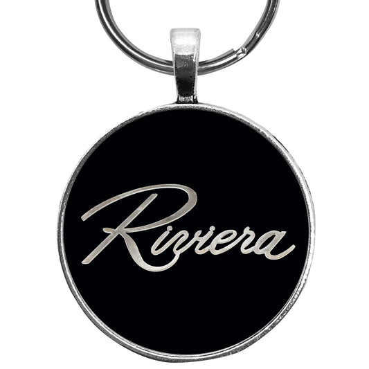 Vintage 1979-1985 Buick Riviera Emblem Badge 1.2" Keychain